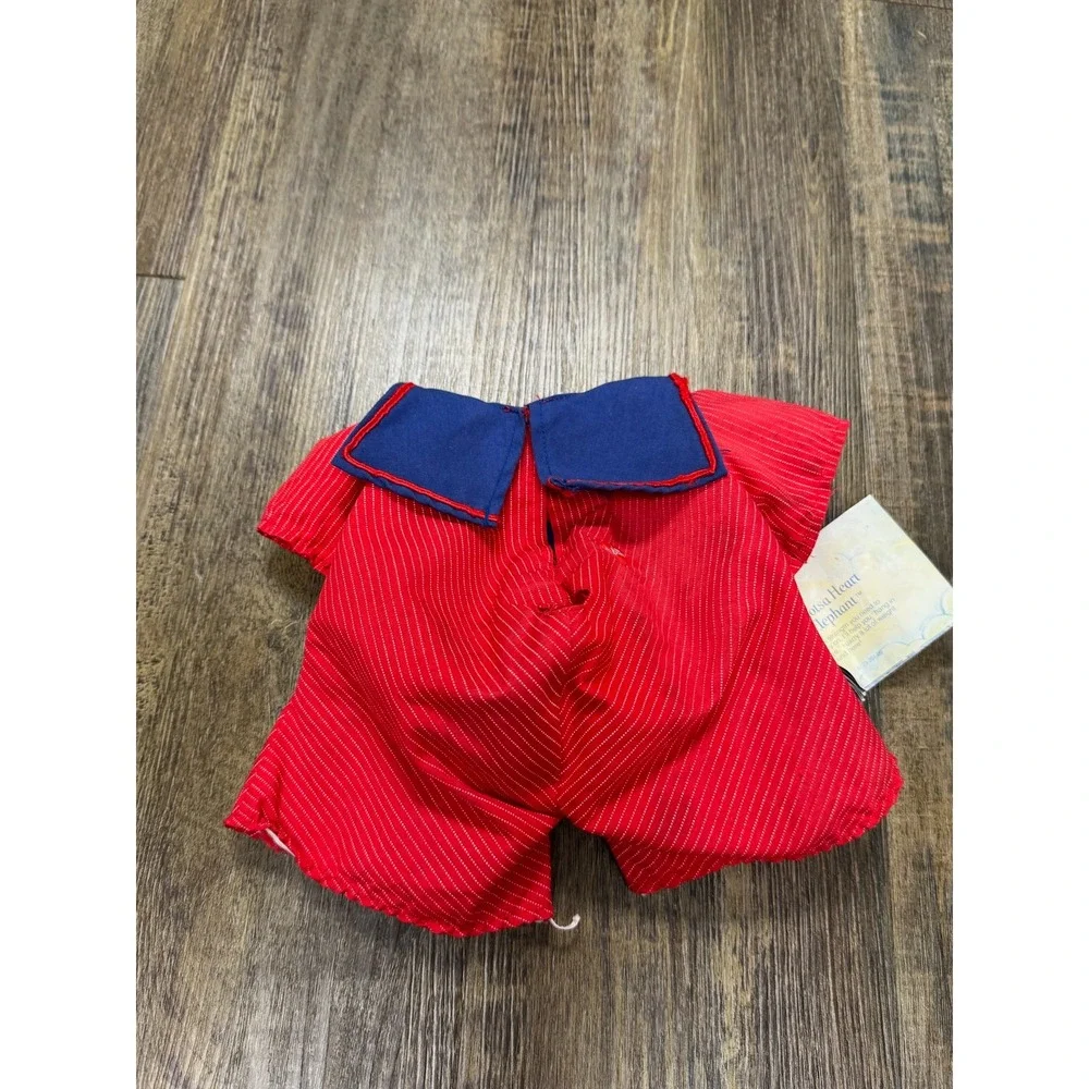 Vintage Care Bears Cousins Lotsa Heart Elephant Red Sailor Outfit Pinstripe 80s